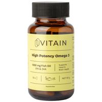 Vitain High Potency Omega 3 Fish Oil Capsules
